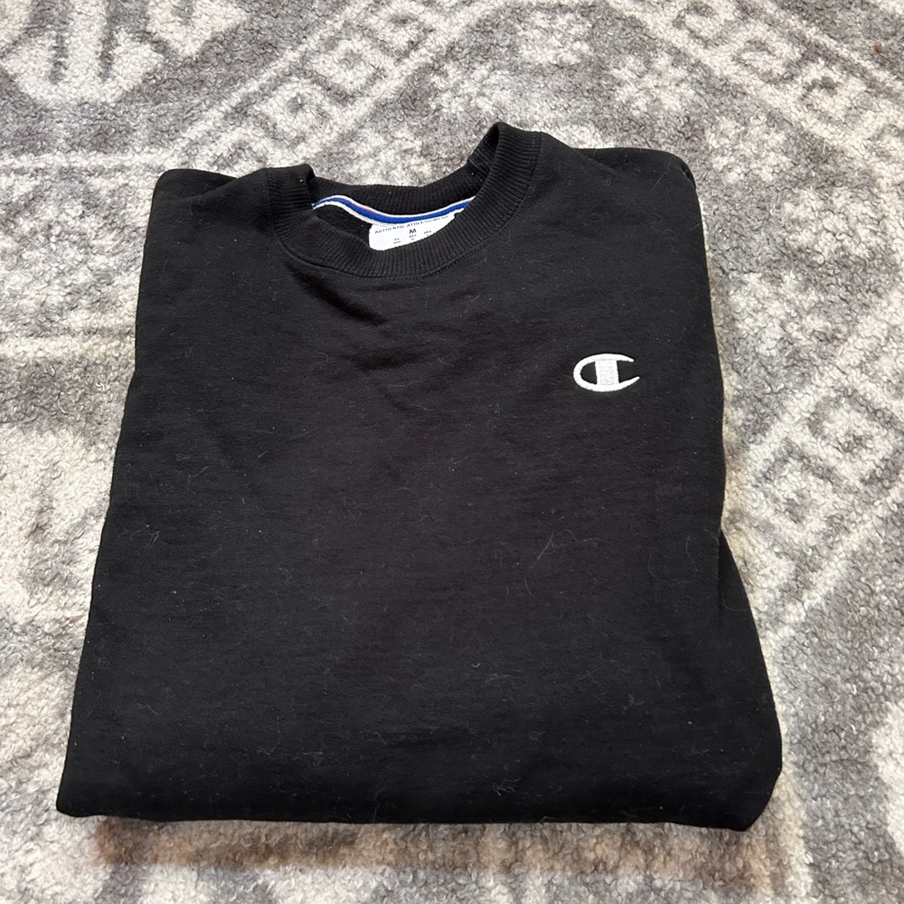 Champion Black Crew Neck Sweater